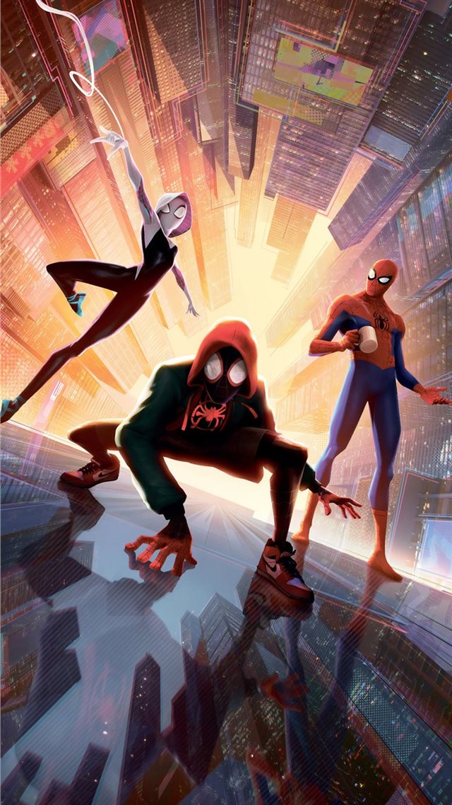 1080x1920 spiderman into the spider verse new new 5k - 2018 movies iPhone 8 Wallpaper