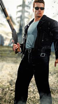 terminator genisys t 800 art wallpaper