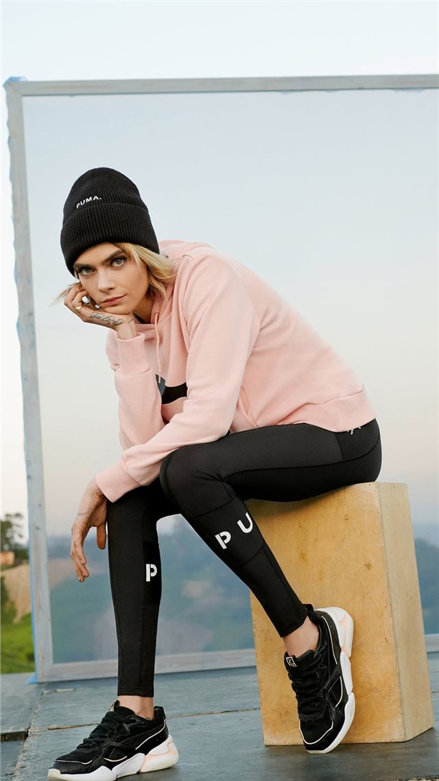 1080x1920 cara delevingne 2019 puma photoshoot - cara delevingne iPhone 8 Wallpaper