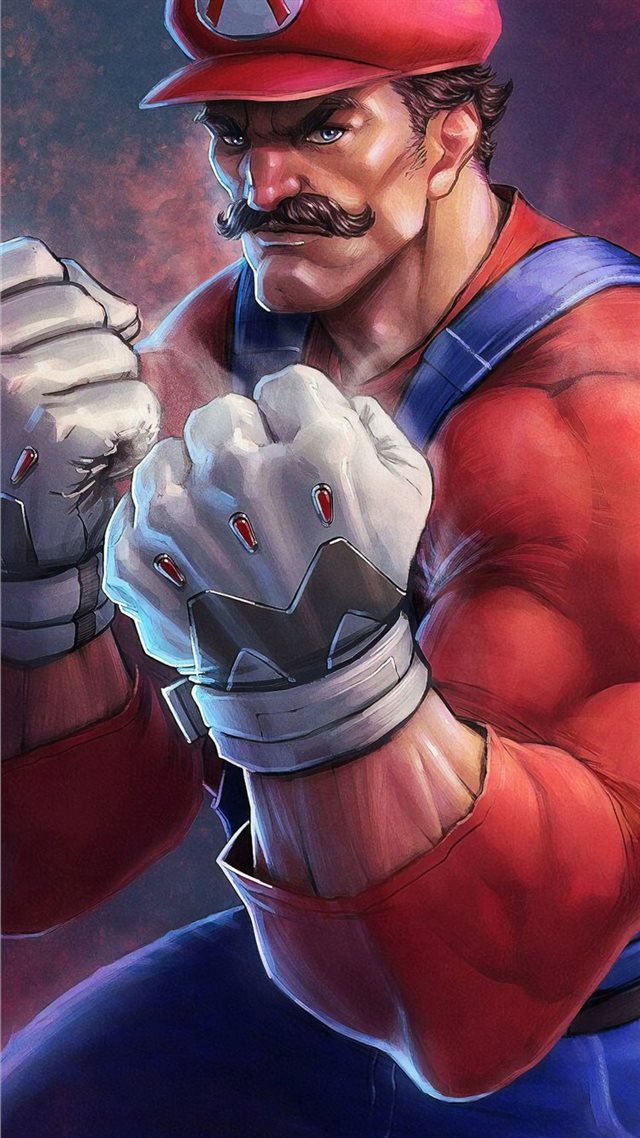 1080x1920 mario art - artwork iPhone 8 Wallpaper