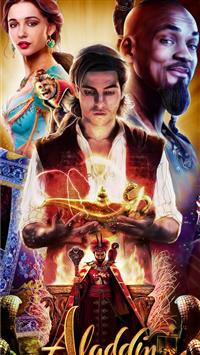 aladdin movie poster art 4k wallpaper
