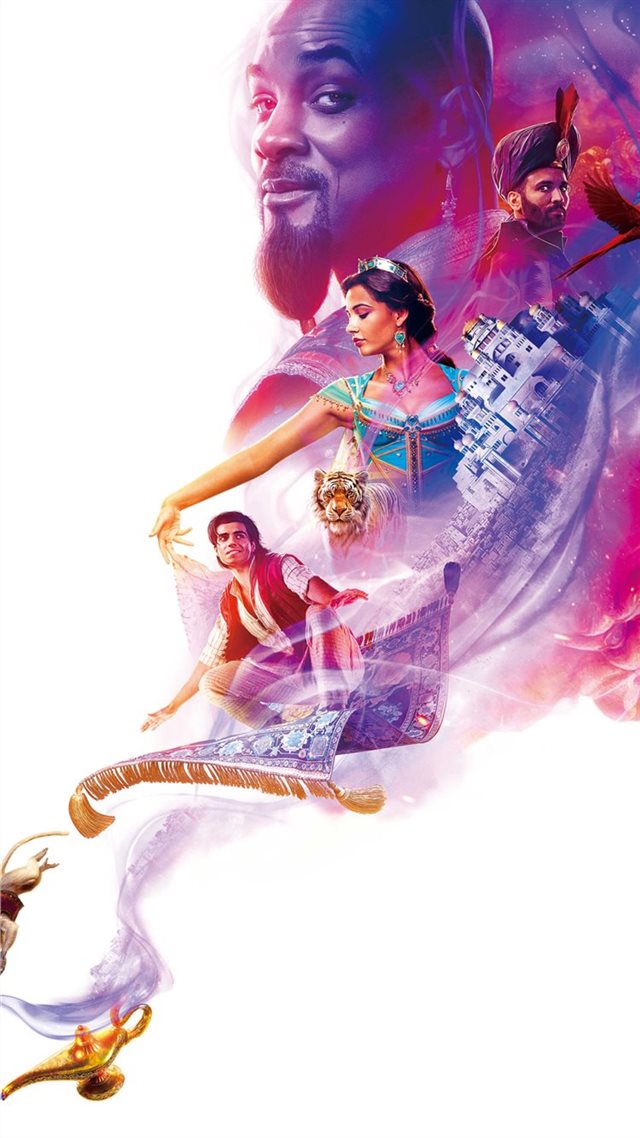 1080x1920 aladdin movie poster 4k - poster iPhone 8 Wallpaper