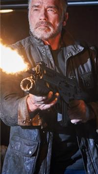 arnold schwarzenegger in terminator dark fate 5k wallpaper