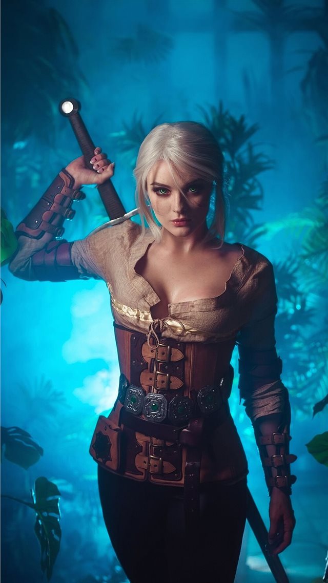 1080x1920 witcher 3 ciri art 2019 -  iPhone 8 Wallpaper