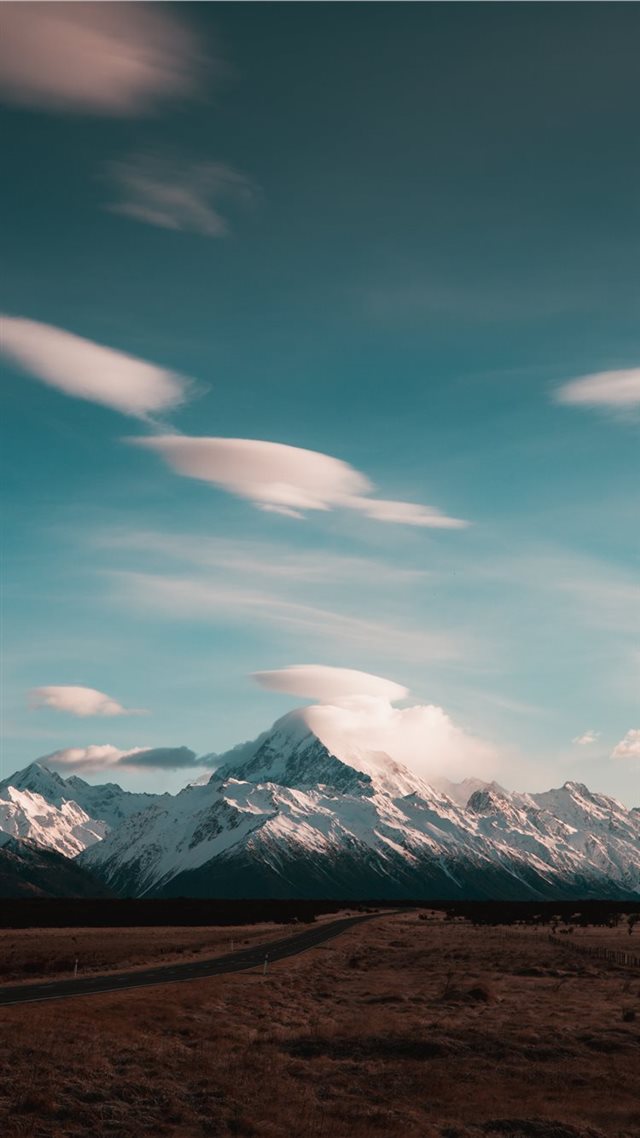 1080x1920 white mountain during daytime - cloud iPhone 8 Wallpaper