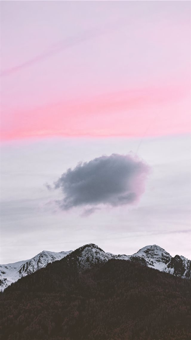1080x1920 gray and brown mountain under white sky - mountain iPhone 8 Wallpaper