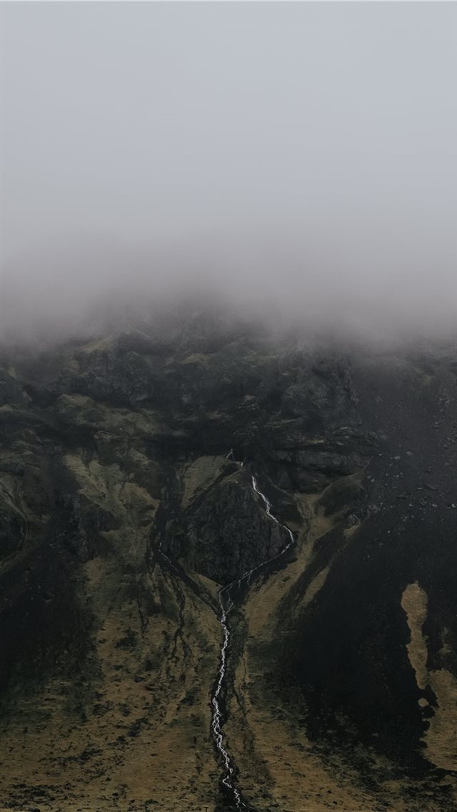 1080x1920 aerial photography of mountainous terrain - art iPhone 8 Wallpaper