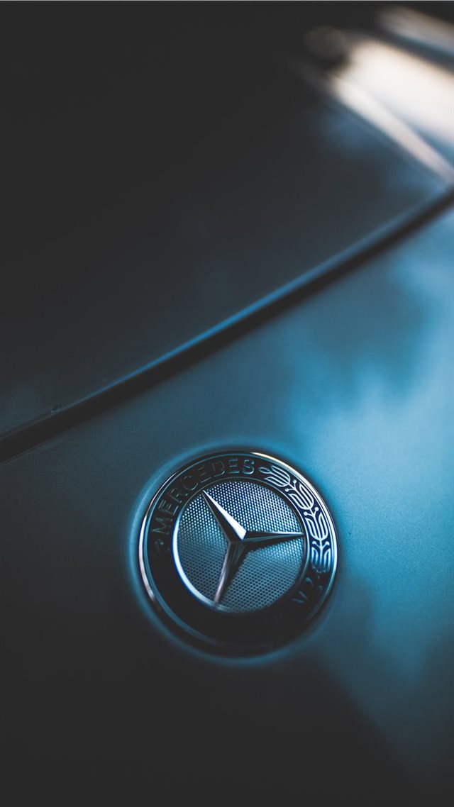 1080x1920 closeup photo of Mercedes Benz emblem - germany iPhone 8 Wallpaper