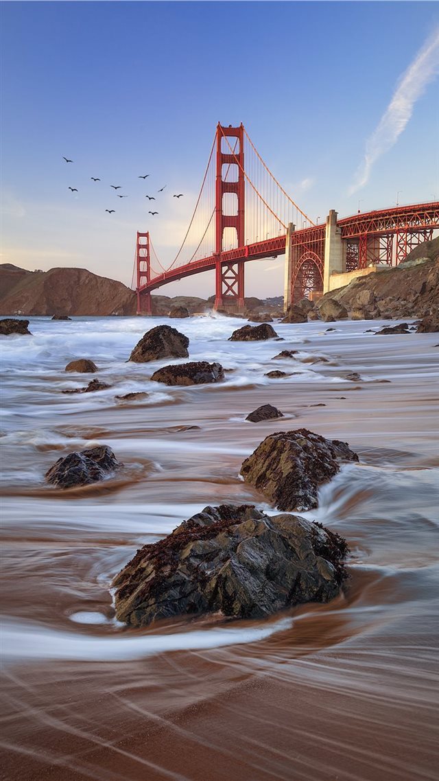 1080x1920 timelapse photography of body of water - san francisco iPhone 8 Wallpaper