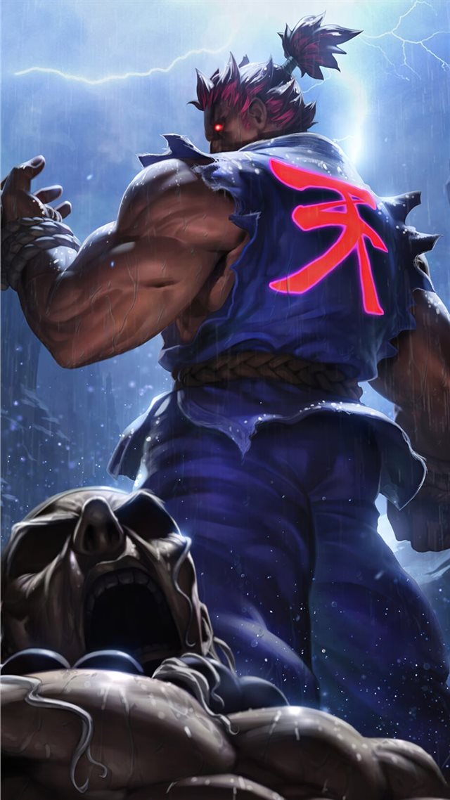 1080x1920 akuma street fighter game 4k - 2019 games iPhone 8 Wallpaper