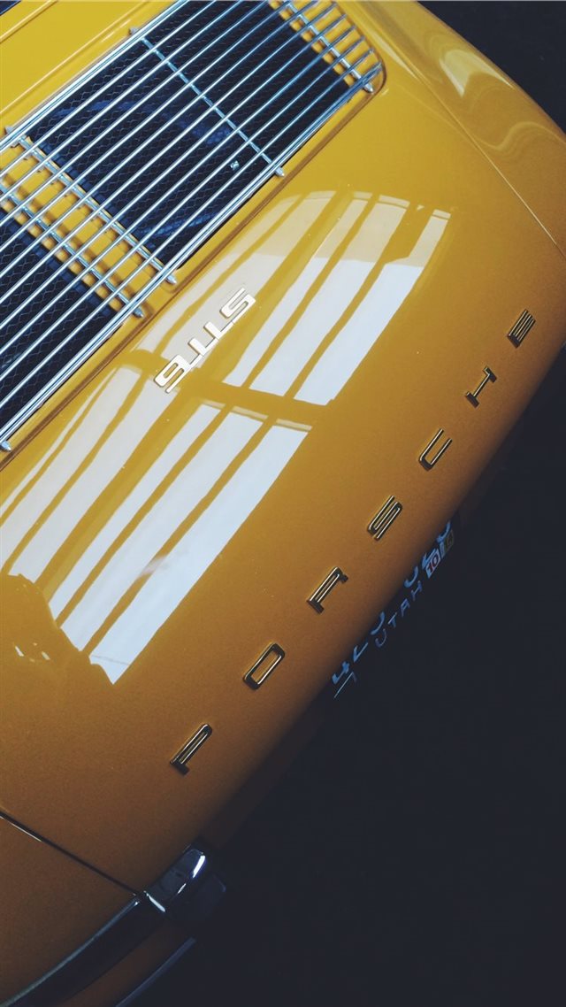 1080x1920 yellow and black Porsche vehicle - car iPhone 8 Wallpaper