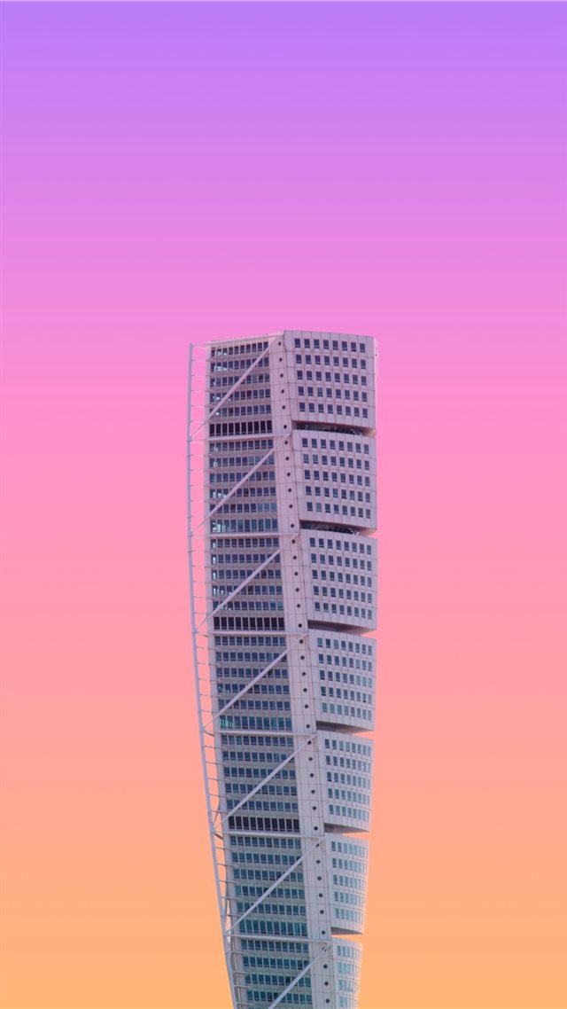 1080x1920 white high rise building under a purple sky -  iPhone 8 Wallpaper