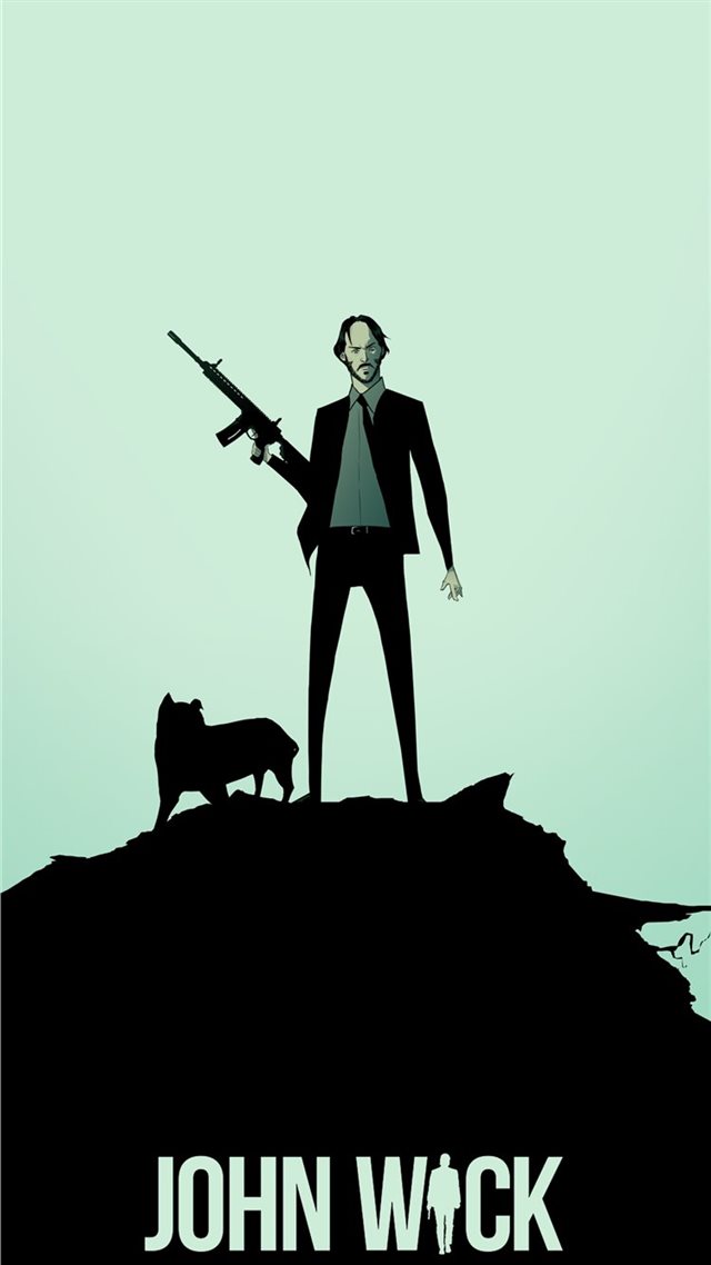 1080x1920 john wick dog 4k - artwork iPhone 8 Wallpaper