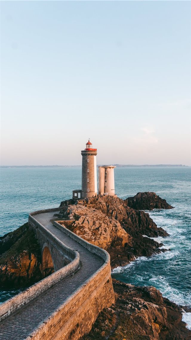 1080x1920 lighthouse near body of water - water iPhone 8 Wallpaper