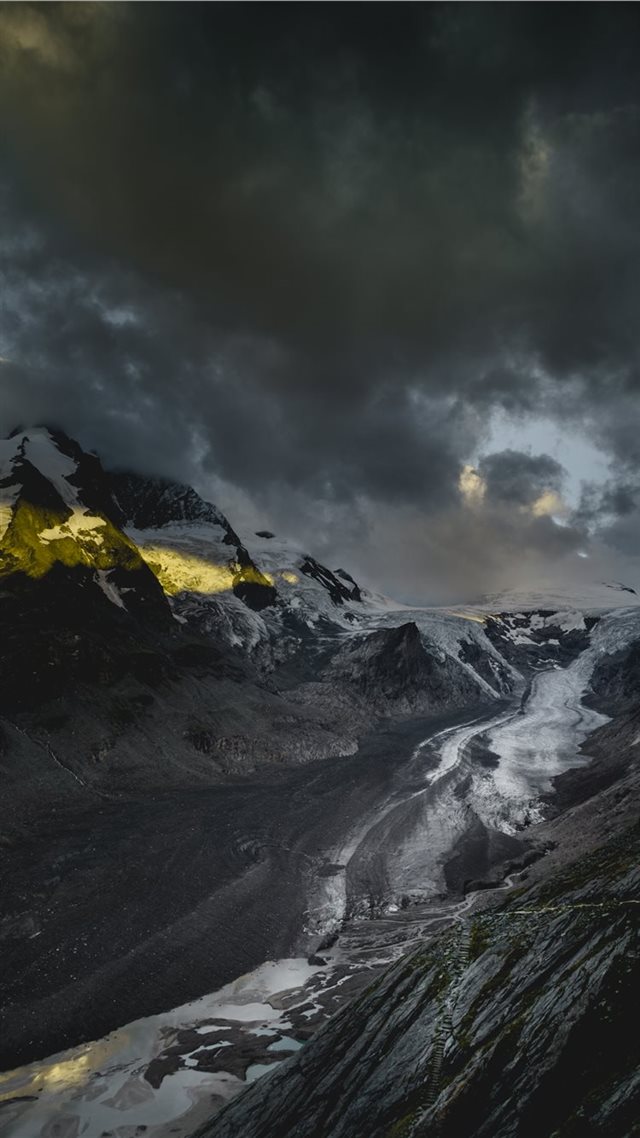 1080x1920 aerial view photography of snow covered mountain - mountains iPhone 8 Wallpaper