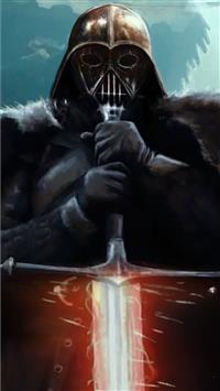 darth vader4k art wallpaper