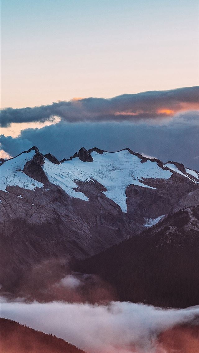 1080x1920 Mountain Sunset Sky Cloud Nature -  iPhone 8 Wallpaper