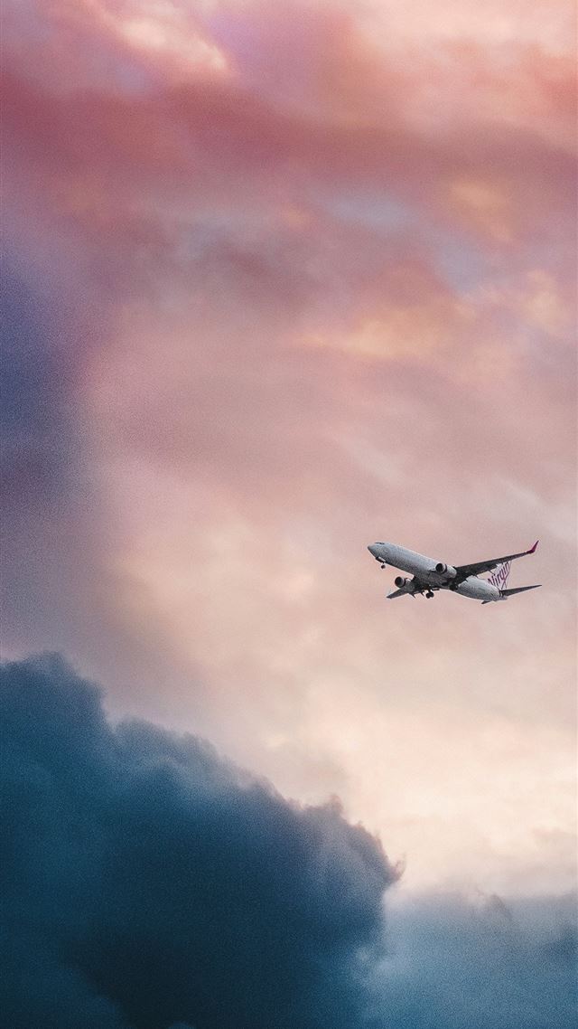 1080x1920 Cloud plane fly sky -  iPhone 8 Wallpaper