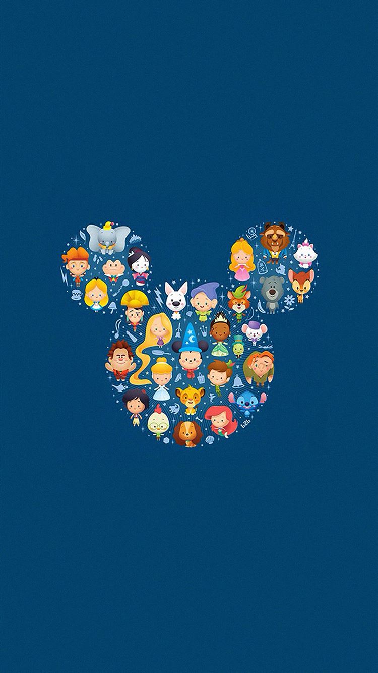 Disney art character cute iPhone 8 Wallpapers Free Download