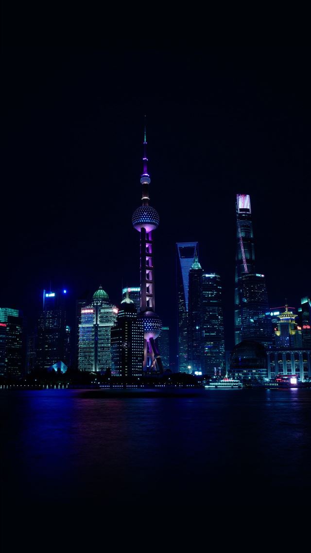 1080x1920 China night city -  iPhone 8 Wallpaper