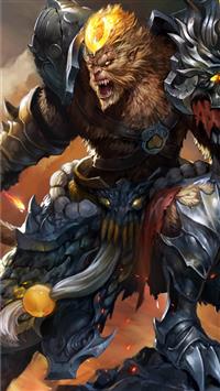 general wukong league of legends artwork wallpaper