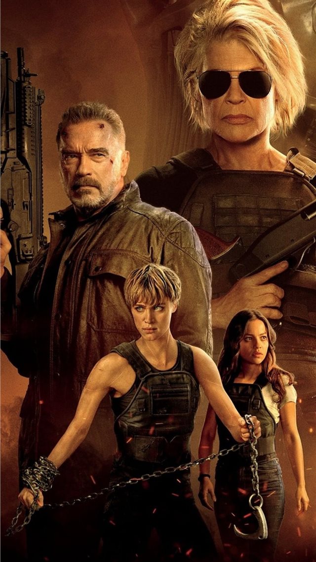 1080x1920 4k 2019 terminator dark fate movie - terminator 6 iPhone 8 Wallpaper