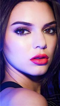 kendall jenner neon lights photography 2019 4k wallpaper