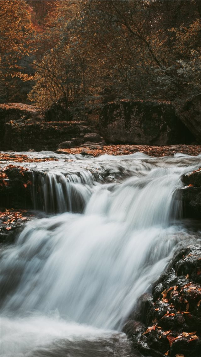 1080x1920 cascading waterfalls - horse iPhone 8 Wallpaper