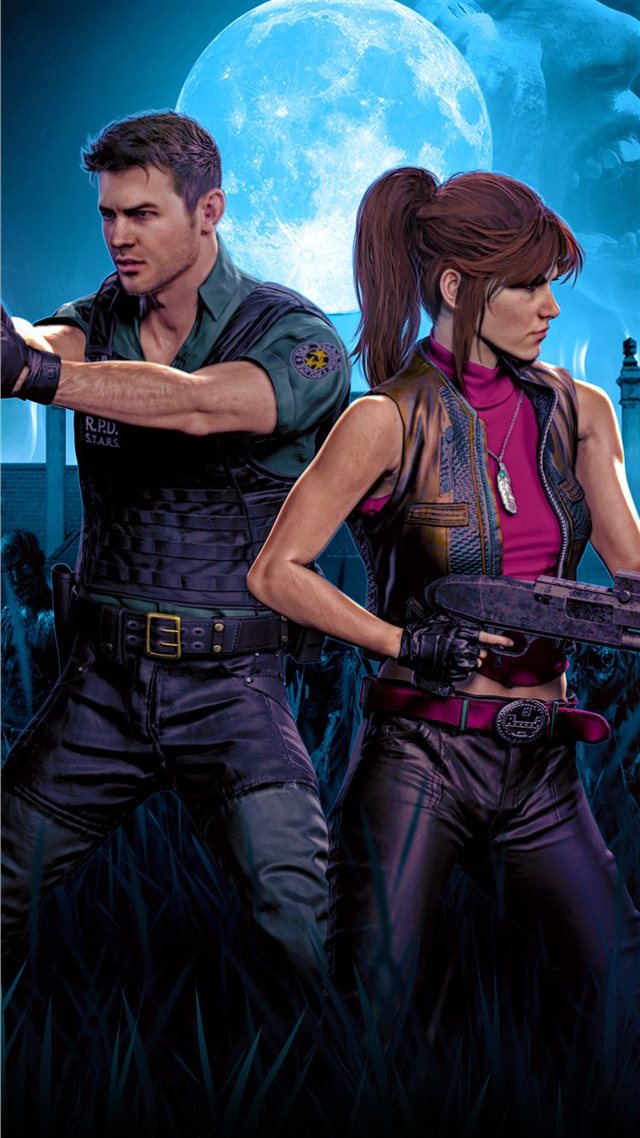1080x1920 chrisredfield and claireredfield resident evil 4k - resident evil 3 iPhone 8 Wallpaper