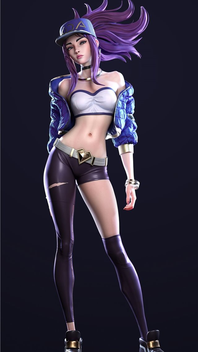 1080x1920 akali fan art 5k - akali league of legends iPhone 8 Wallpaper