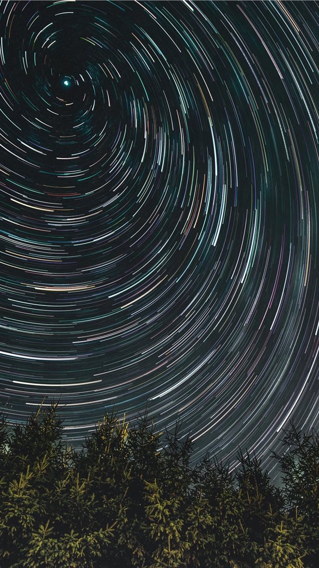 1080x1920 time lapse photography of shooting stars - outer space iPhone 8 Wallpaper