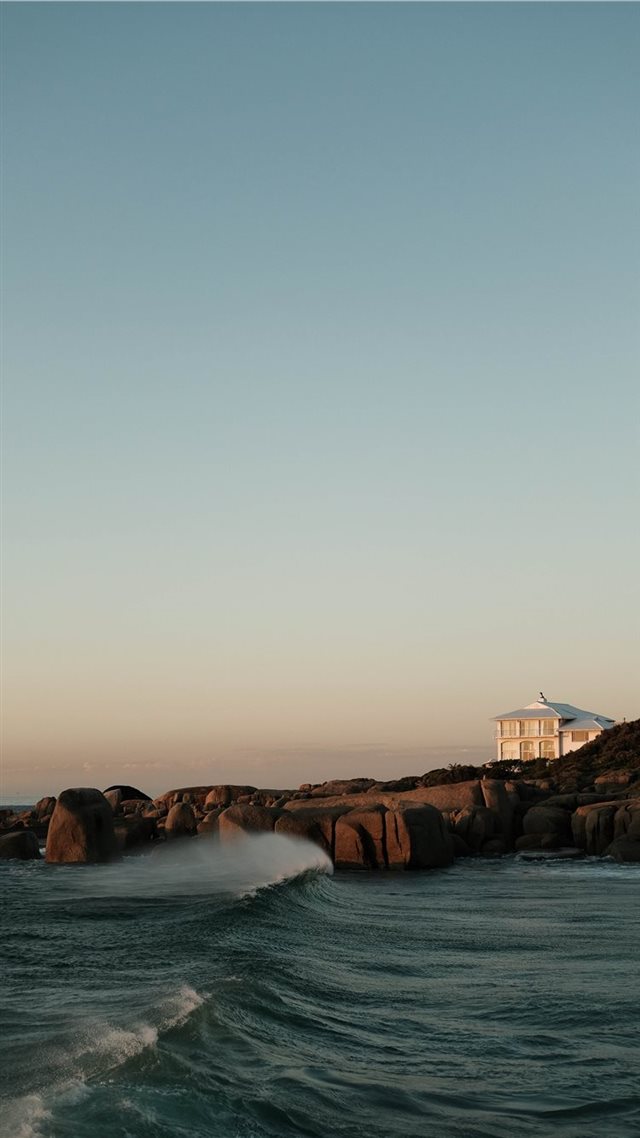 1080x1920 white and brown house on brown rock formation near... - south africa iPhone 8 Wallpaper
