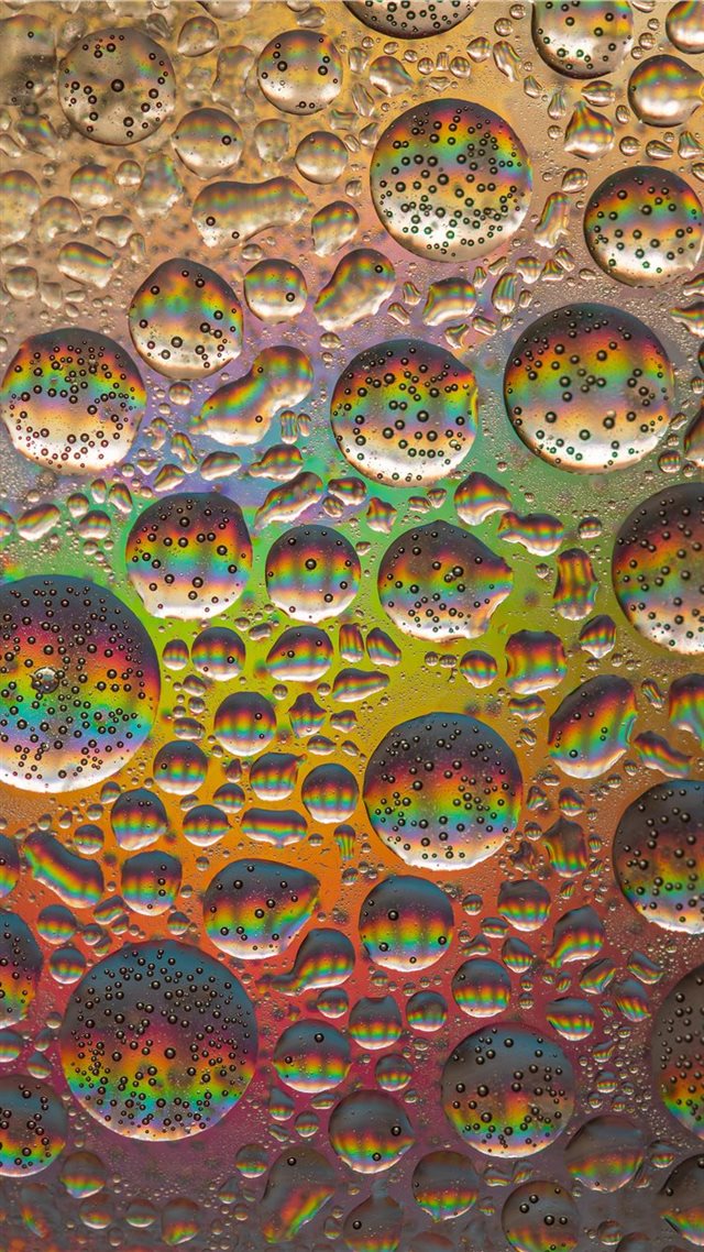 1080x1920 blue green and yellow bubbles - color iPhone 8 Wallpaper
