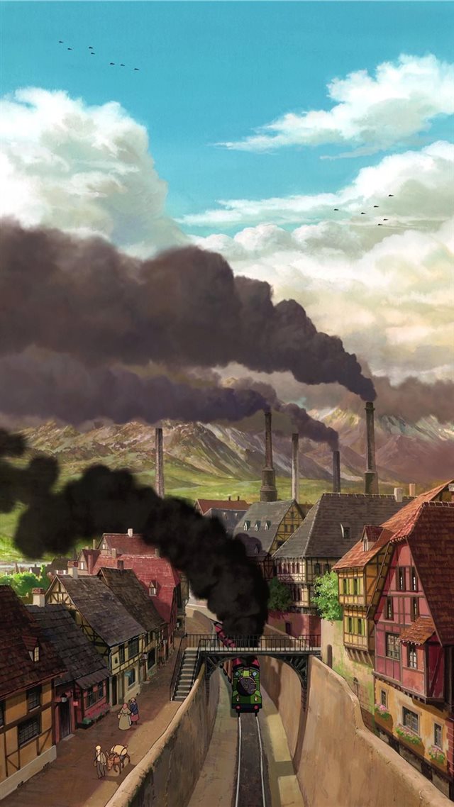 1080x1920 Studio Ghibli Scenery Top Free Studio Ghibli - studio ghibli iPhone 8 Wallpaper