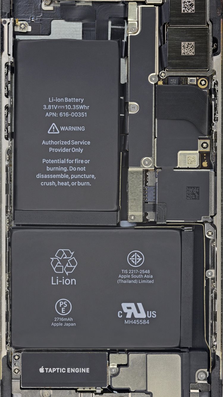 Cool Insides By Ifixit Battery Hd iPhone 8 Wallpapers Free Download