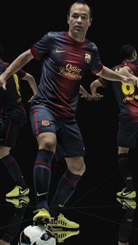andres iniesta barca fc barcelona Sony Xperia X XZ... wallpaper