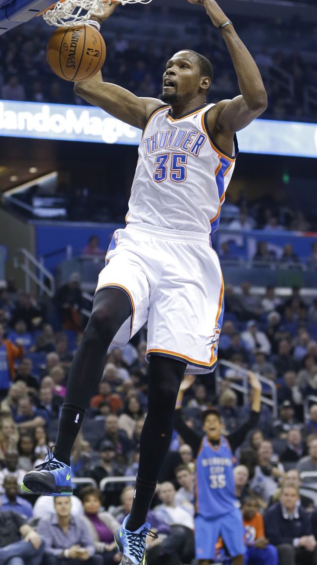 1080x1920 Kevin Durant Dunk 2018 - basketball celebrity iPhone 8 Wallpaper