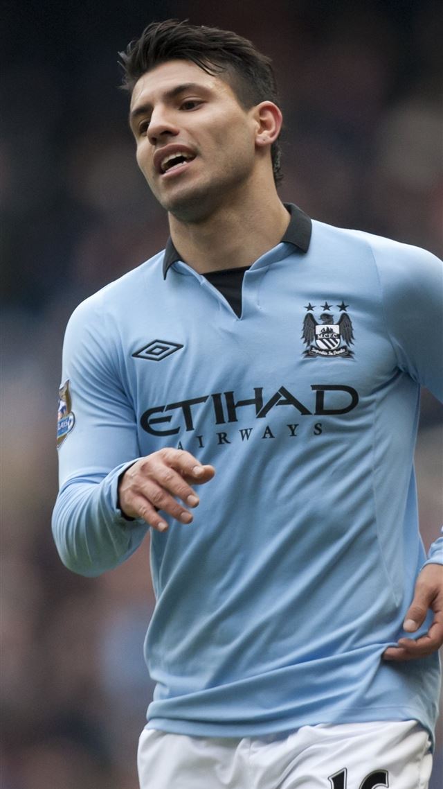 1080x1920 Sergio Aguero Football Manchester City Fc - sport celebrity iPhone 8 Wallpaper