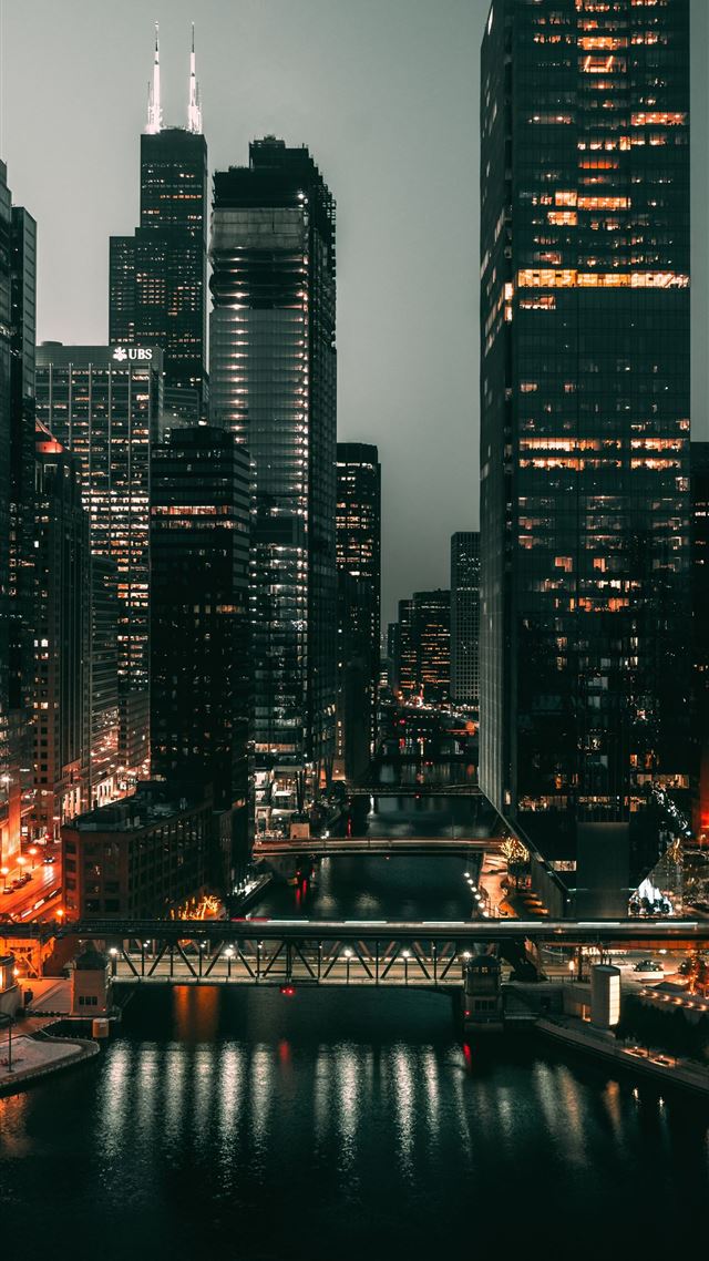 1080x1920 bridge above river - water iPhone 8 Wallpaper