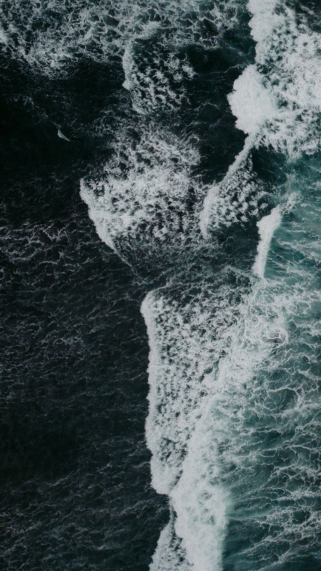 1080x1920 black and white abstract painting - water iPhone 8 Wallpaper