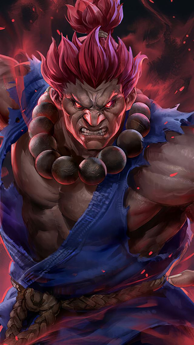 1080x1920 akuma street fighter artwork - 2020 games iPhone 8 Wallpaper