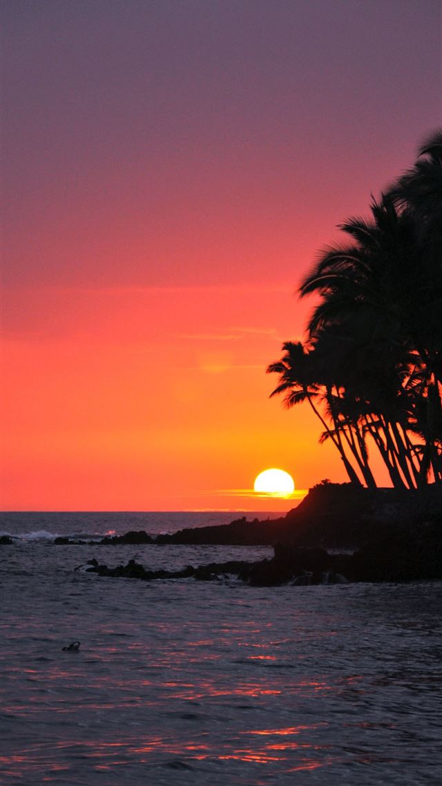 1080x1920 Big Island Sunset Hawaii - hawaii iPhone 8 Wallpaper