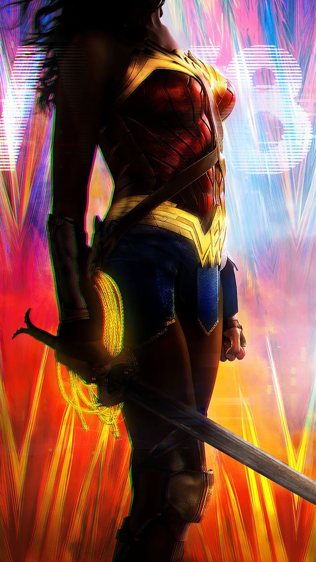 1080x1920 wonder woman 1984 digital art 4k - movies iPhone 8 Wallpaper