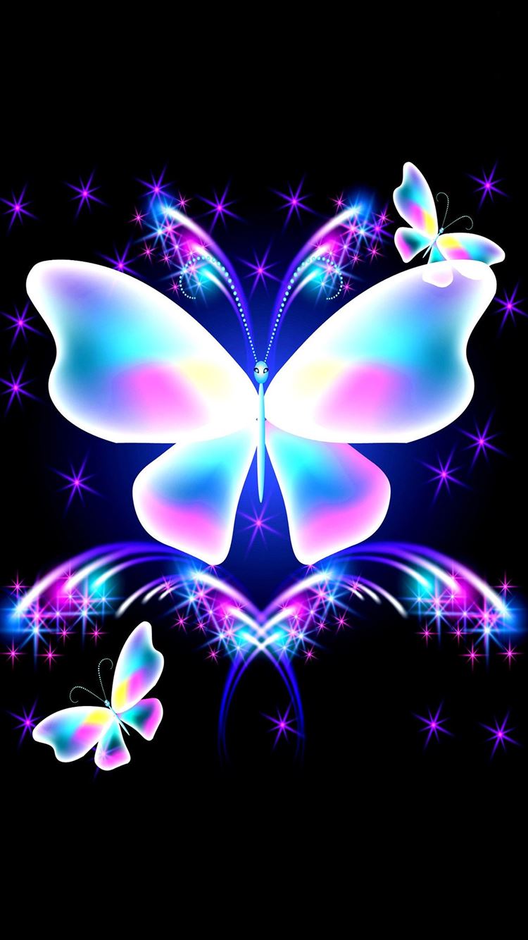 iPhone Purple Butterfly Wallpapers  Wallpaper Cave