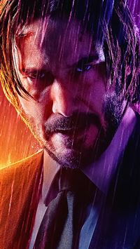 john wick rain 4k wallpaper