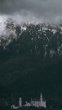 castle trees neuschwanstein castle wallpaper