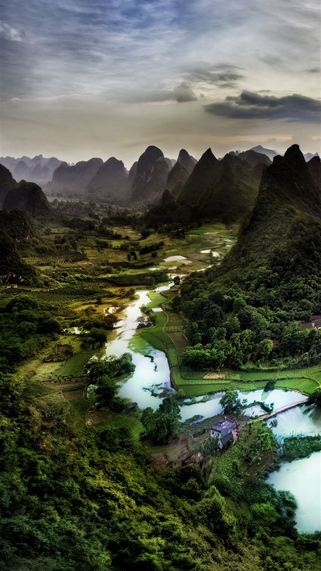 1080x1920 Li River - 100 most beautiful places to visit iPhone 8 Wallpaper