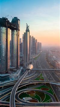 Dubai high towers buildings city wallpaper