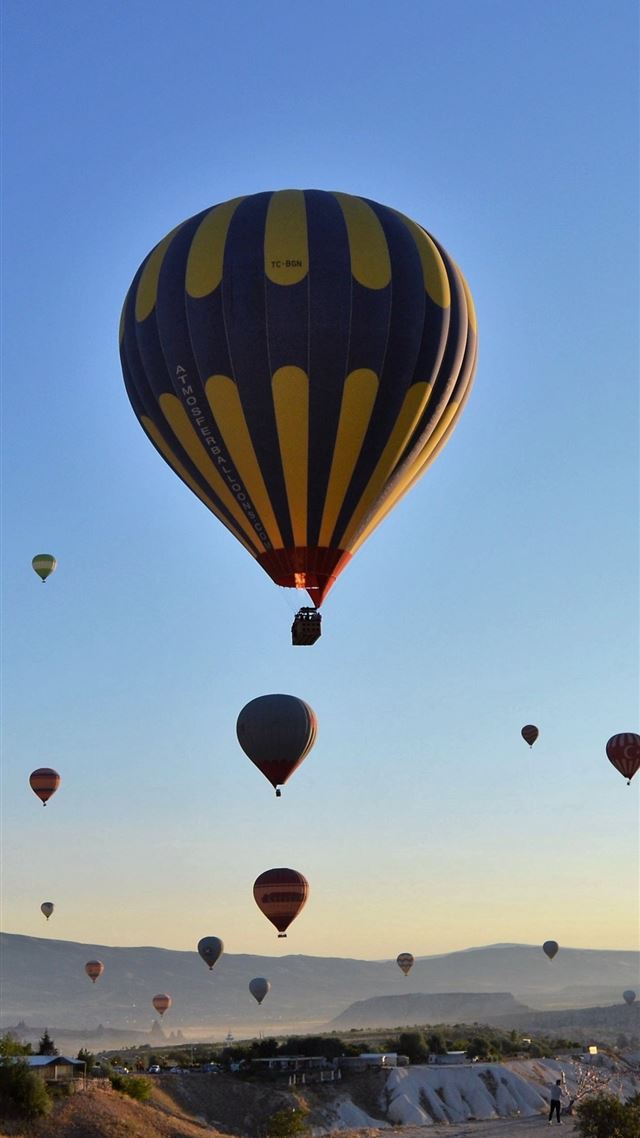 1080x1920 Cappadocia Turkey Clean Sky Balloons - cappadocia iPhone 8 Wallpaper