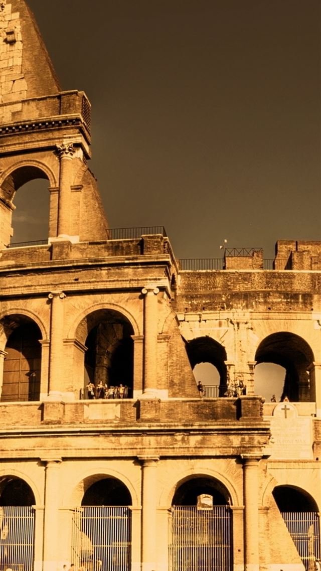 1080x1920 Colosseum of Rome - italy iPhone 8 Wallpaper